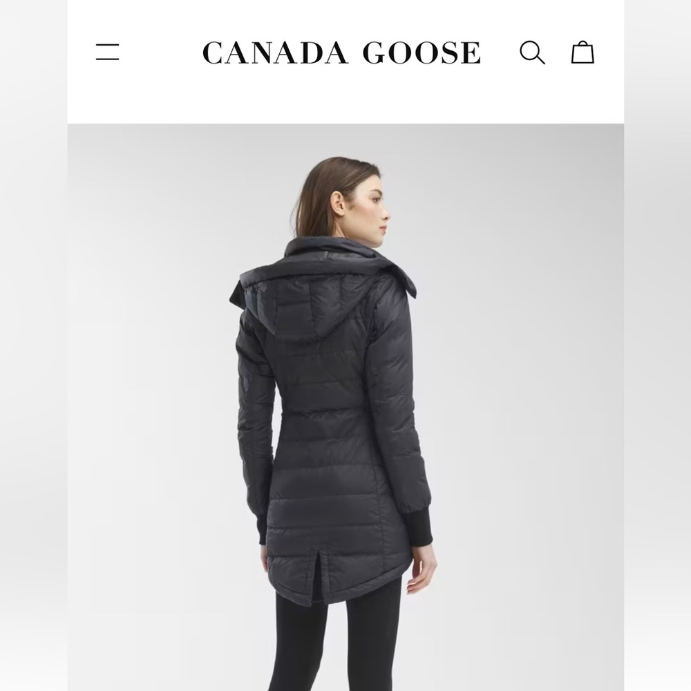 Canada Goose Black Hooded Jacket - Picture 2 of 14